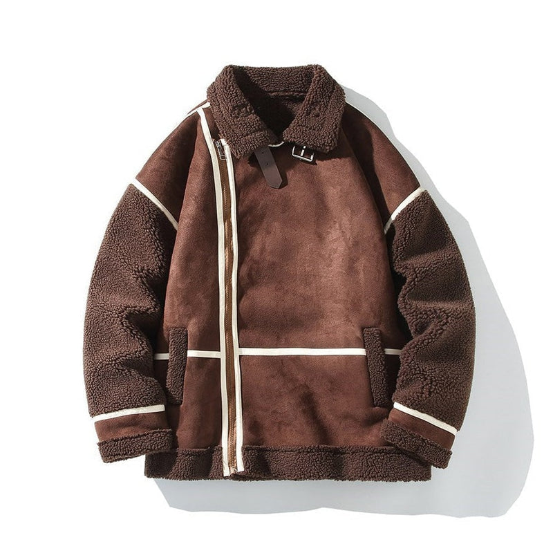 Le blouson aviateur asymétrique