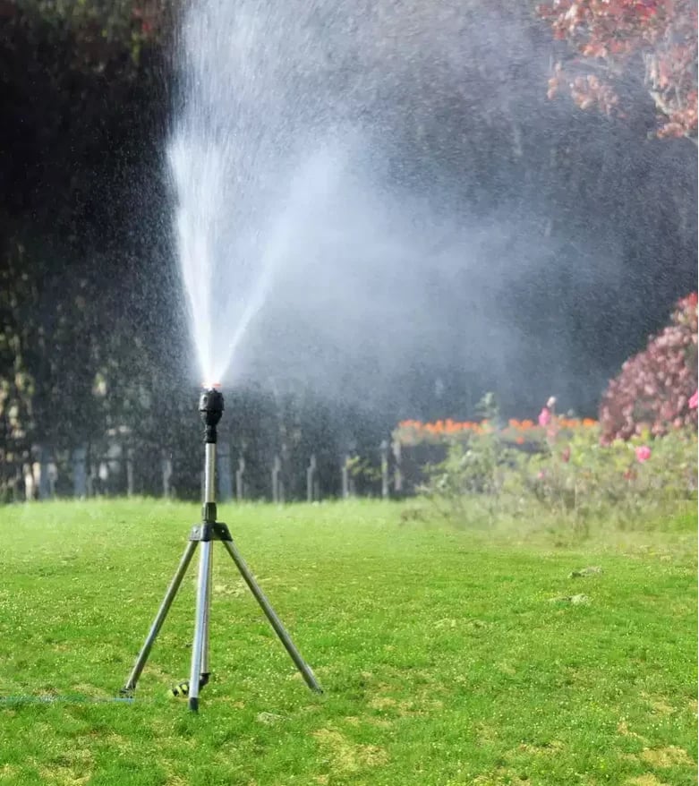 360°-Rotations-Gartensprinkler für Rasen- und Gartenpflege - Verstellbares Bewässerungssystem für eine effiziente Bewässerung im Außenbereich