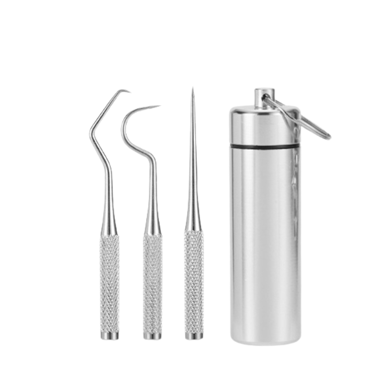 Stainless Steel Dental Explorer and Scraper for Oral Care – Precision Tool for Plaque Removal and Daily Dental Hygiene