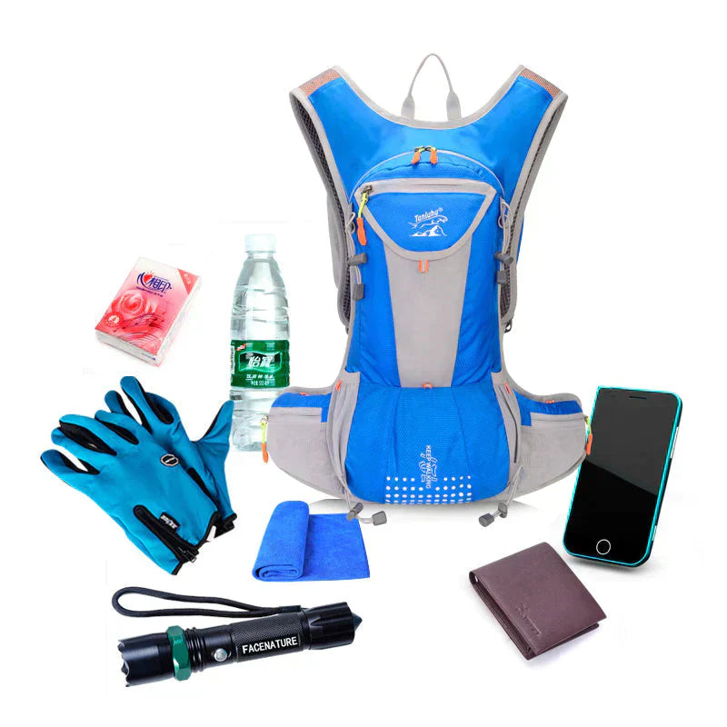 Sac à dos imperméable ultraléger avec poche à eau intégrée – Sac d’hydratation pour la randonnée, le vélo et les aventures en plein air