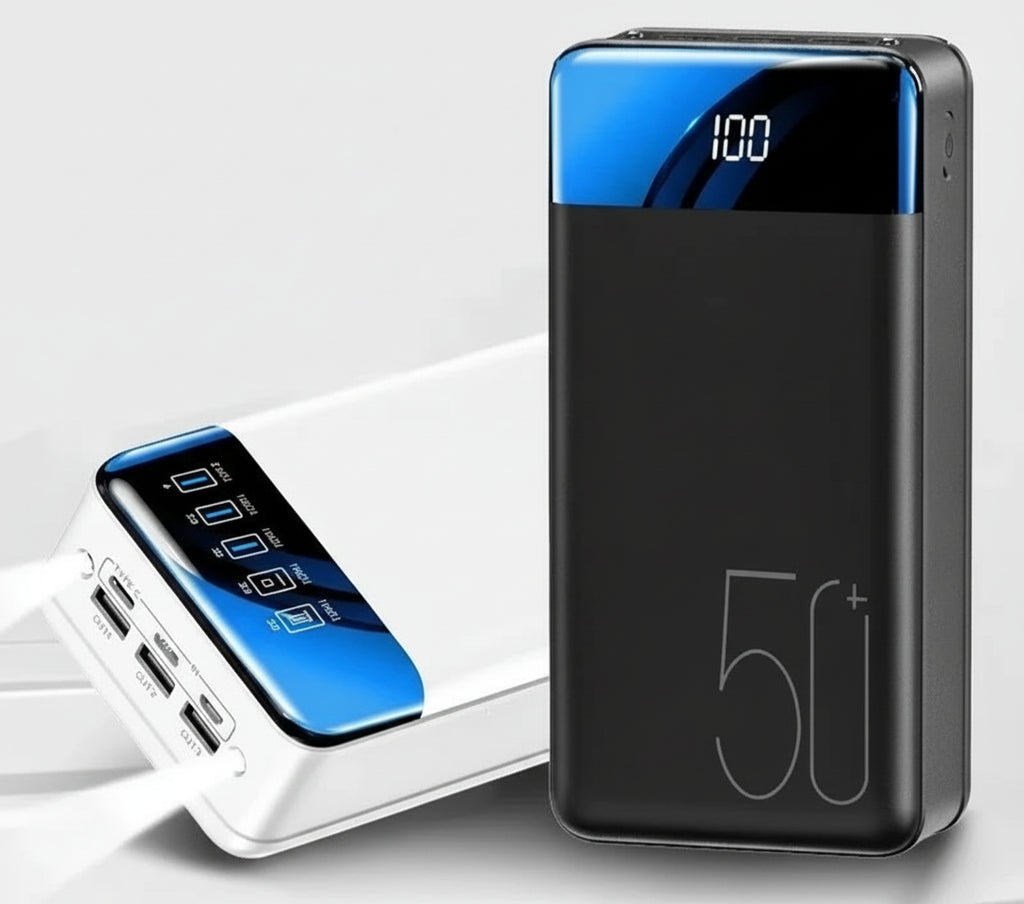 Batería externa portátil de capacidad ultr alta – Energía de respaldo prolongada para teléfonos, tabletas y laptops