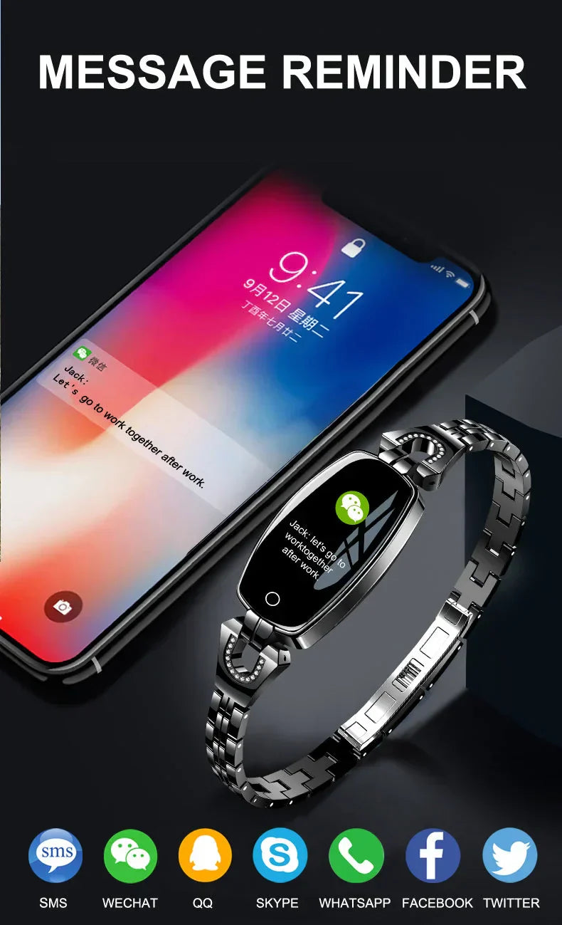 Bracelet d’activité étanche pour le suivi de l’activité quotidienne – Appareil connecté portable pour les entraînements, le suivi de la santé et l’utilisation quotidienne