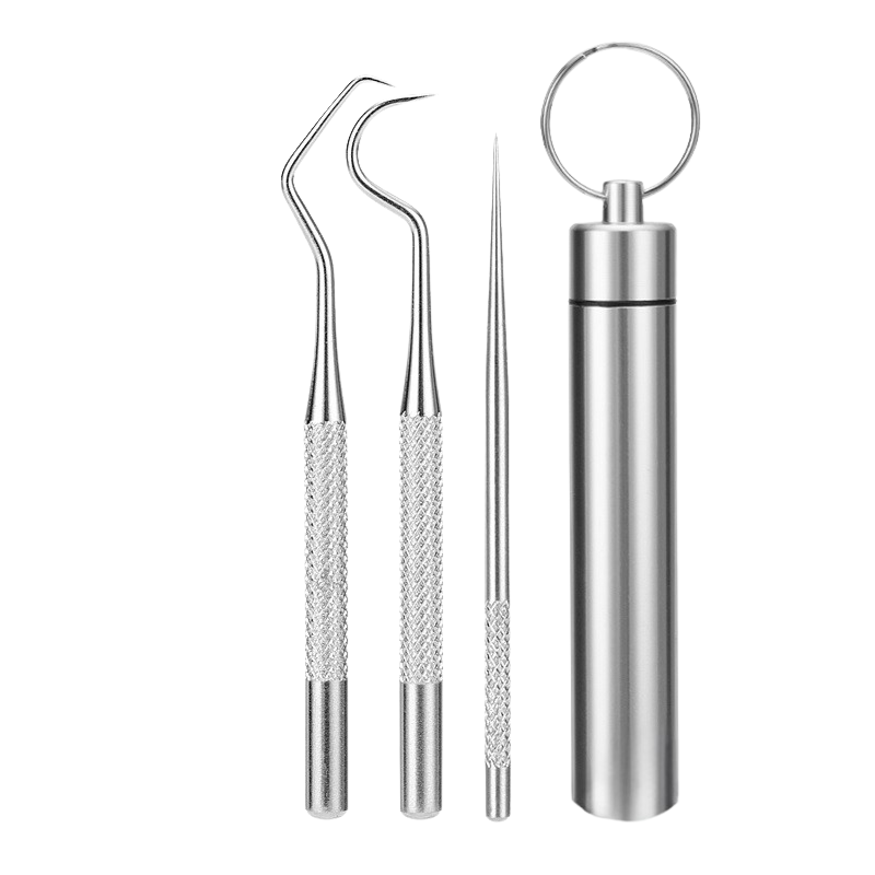 Stainless Steel Dental Explorer and Scraper for Oral Care – Precision Tool for Plaque Removal and Daily Dental Hygiene