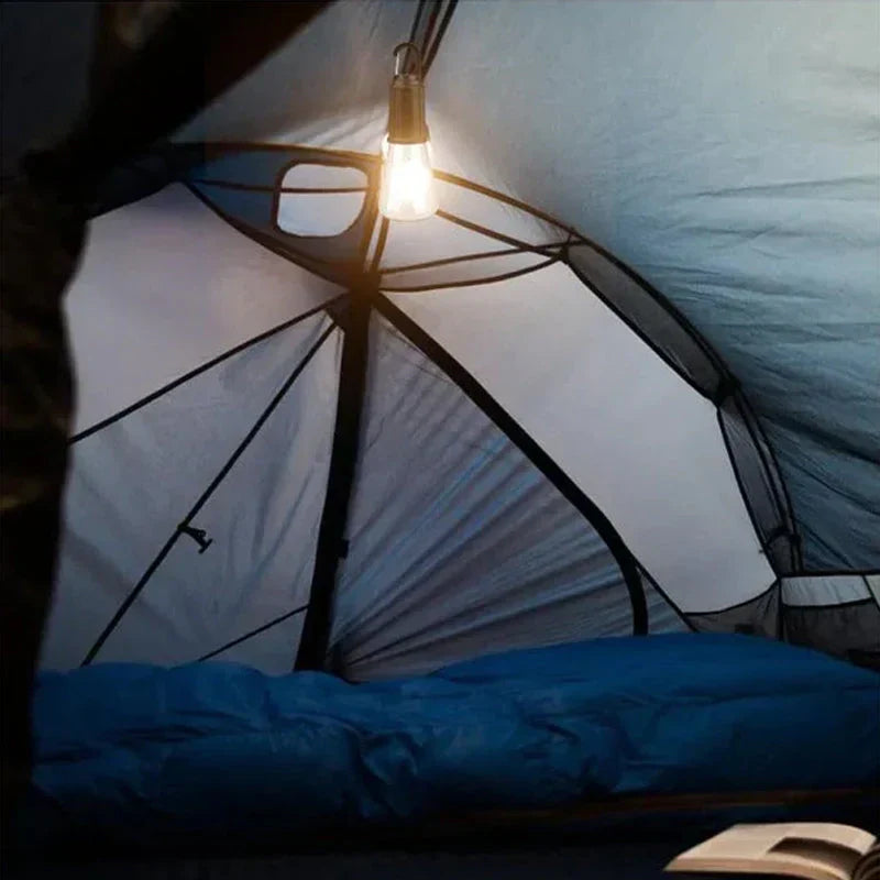 Ampoule LED vintage rechargeable et étanche - Parfaite pour le camping, le jardin et la maison