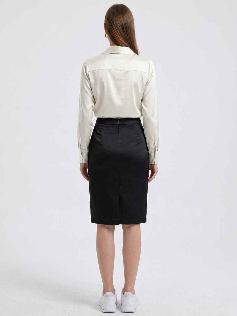Blusa de tacto sedoso