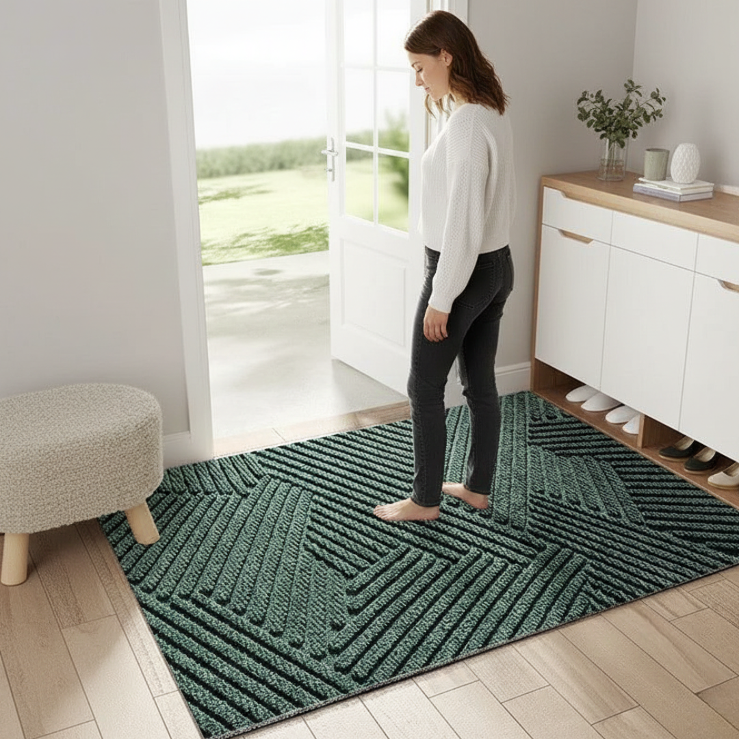 Paillasson nordique antidérapant pour l’entrée – Tapis anti-sable pour les couloirs