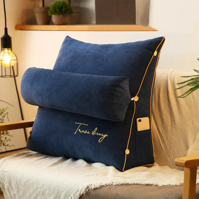 Coussin de soutien dorsal en forme de coin - Confort ultime