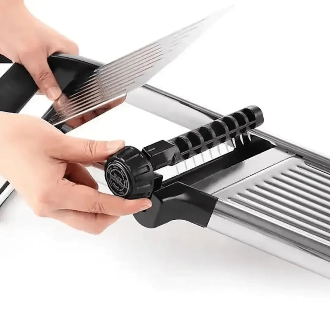 Verstellbarer Mandolinenschneider für die Küchenvorbereitung – präziser Gemüseschneider zum Schneiden, Julienneschneiden und für das tägliche Kochen