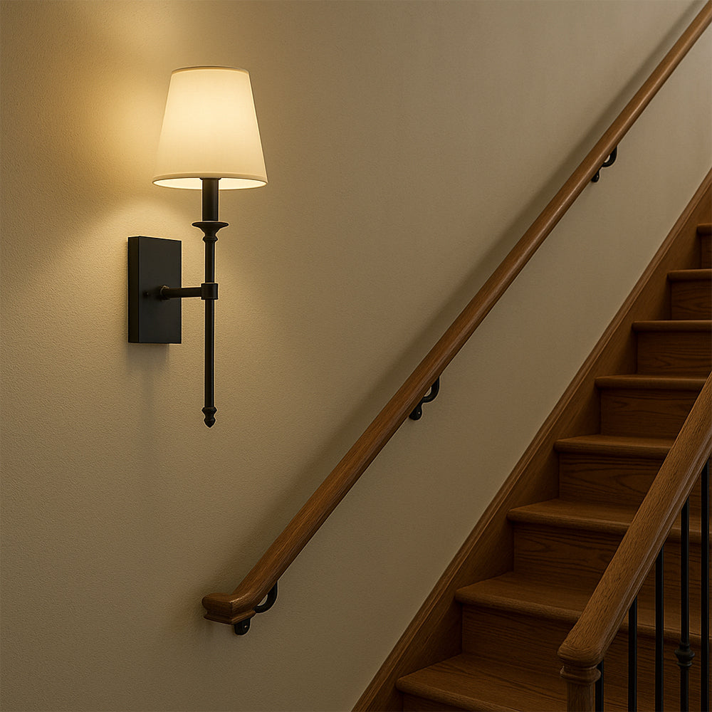 Set aus 2 kabelgebundenen Wandleuchten für die Innenbeleuchtung – Elegante Wandleuchten über Spiegeln, Betten und zur Schlafzimmereinrichtung