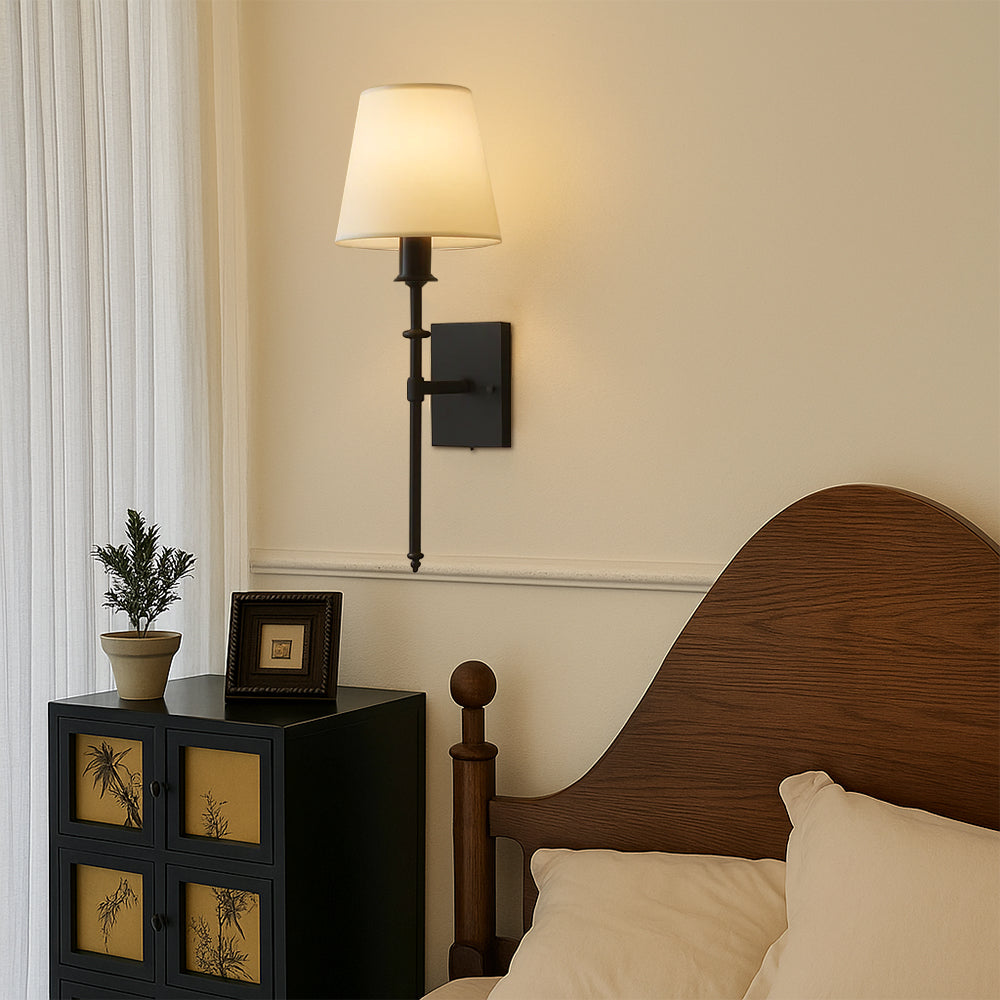 Set aus 2 kabelgebundenen Wandleuchten für die Innenbeleuchtung – Elegante Wandleuchten über Spiegeln, Betten und zur Schlafzimmereinrichtung