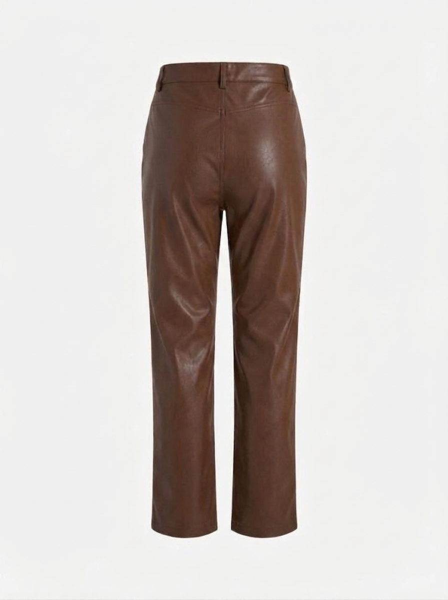 Pantaloni in ecopelle Noctra