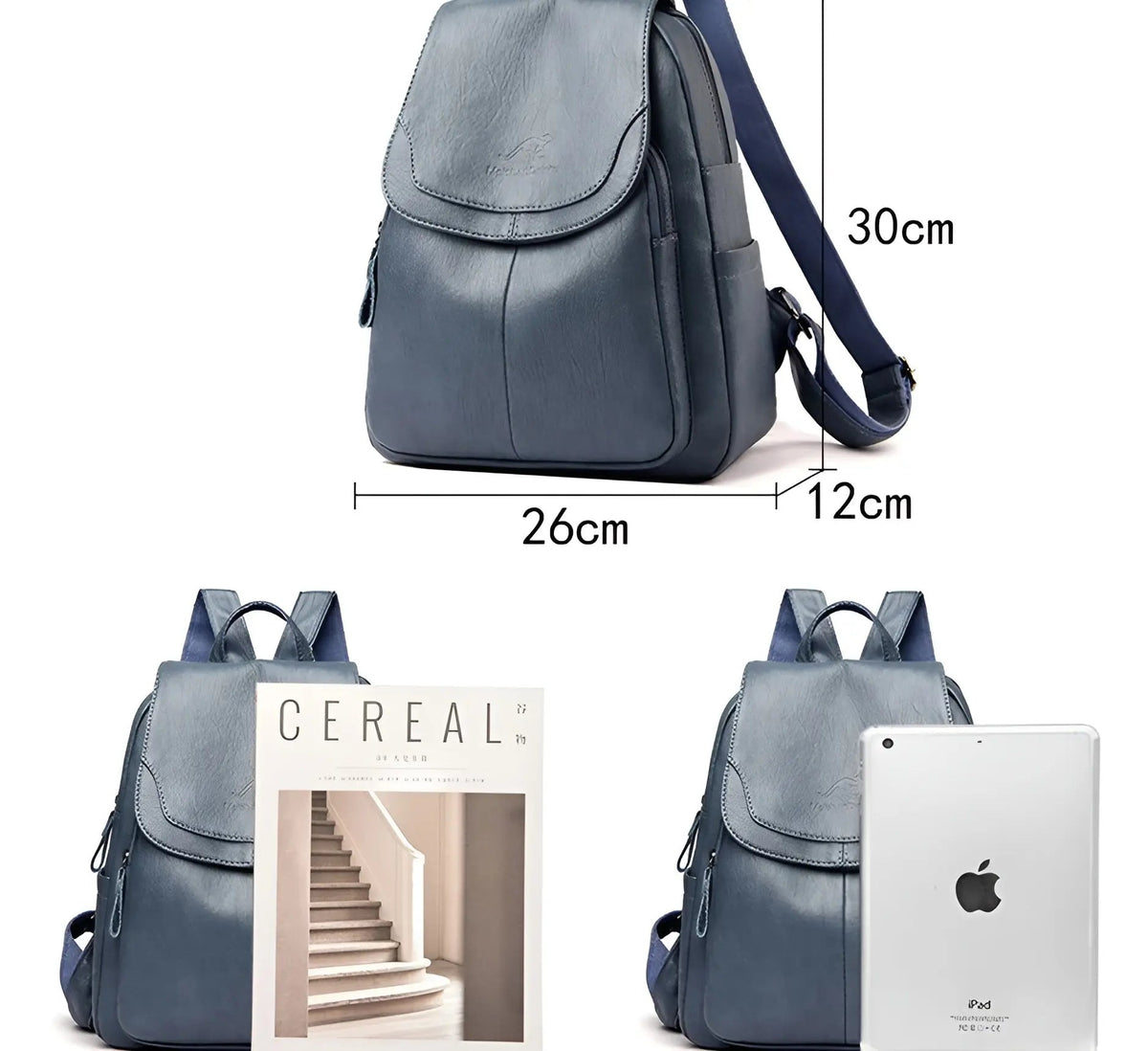 Sac à dos pour femme au style vintage pour un usage quotidien – Sac élégant pour le travail, les voyages et les tenues de tous les jours
