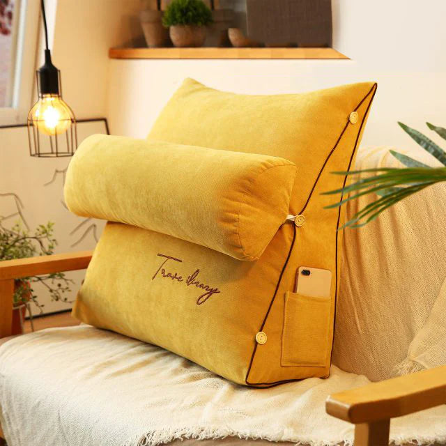 Coussin de soutien dorsal en forme de coin - Confort ultime