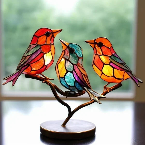 Elegant Bird Figurines for Home Decor – Decorative Sculptures for Living Room, Shelves and Modern Interiors