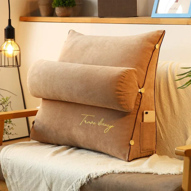 Coussin de soutien dorsal en forme de coin - Confort ultime