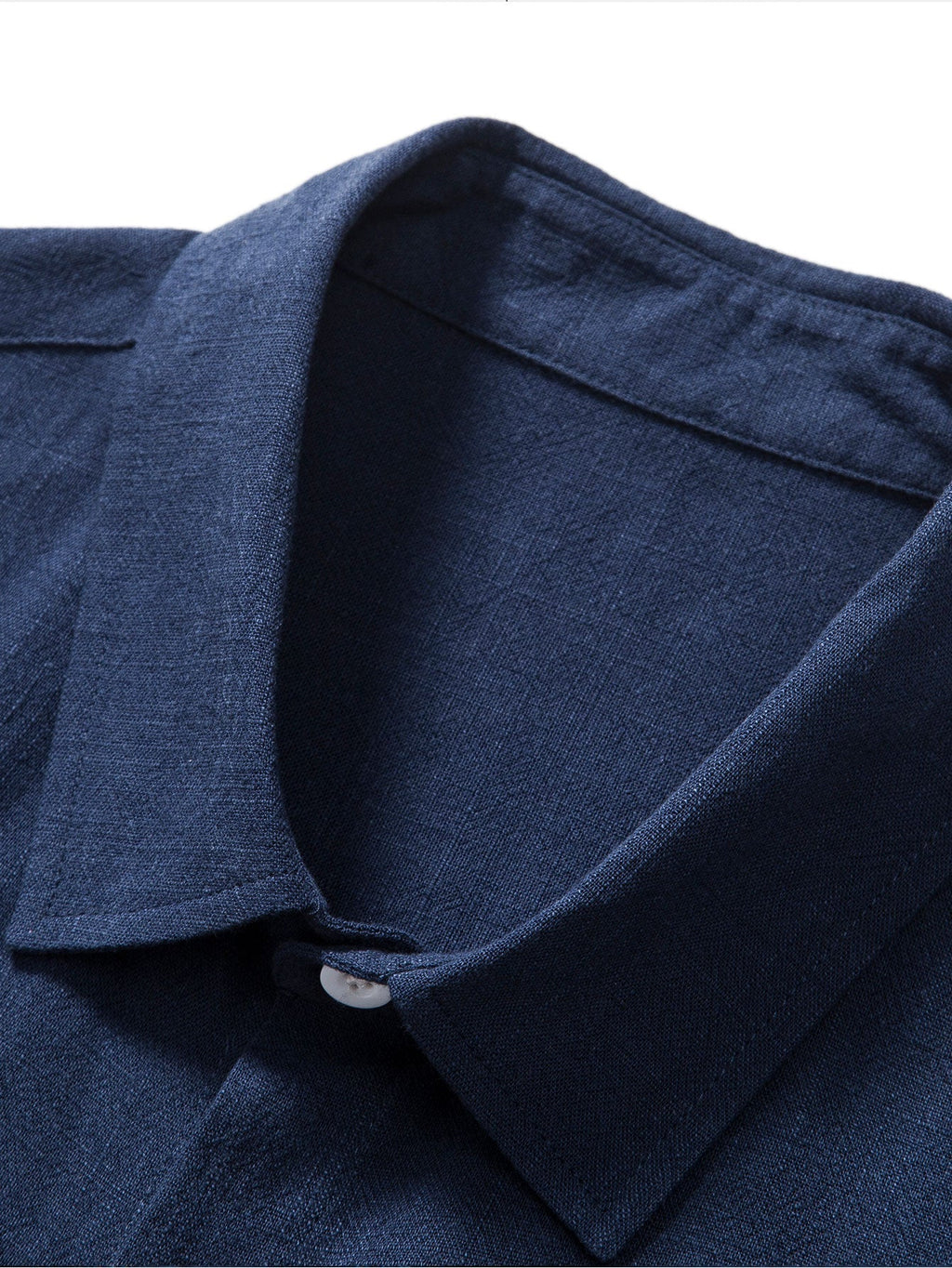 Conjunto de estilo lino para hombre para el verano - Conjunto a juego de camisa y pantalones cortos para vacaciones y ocasiones informales