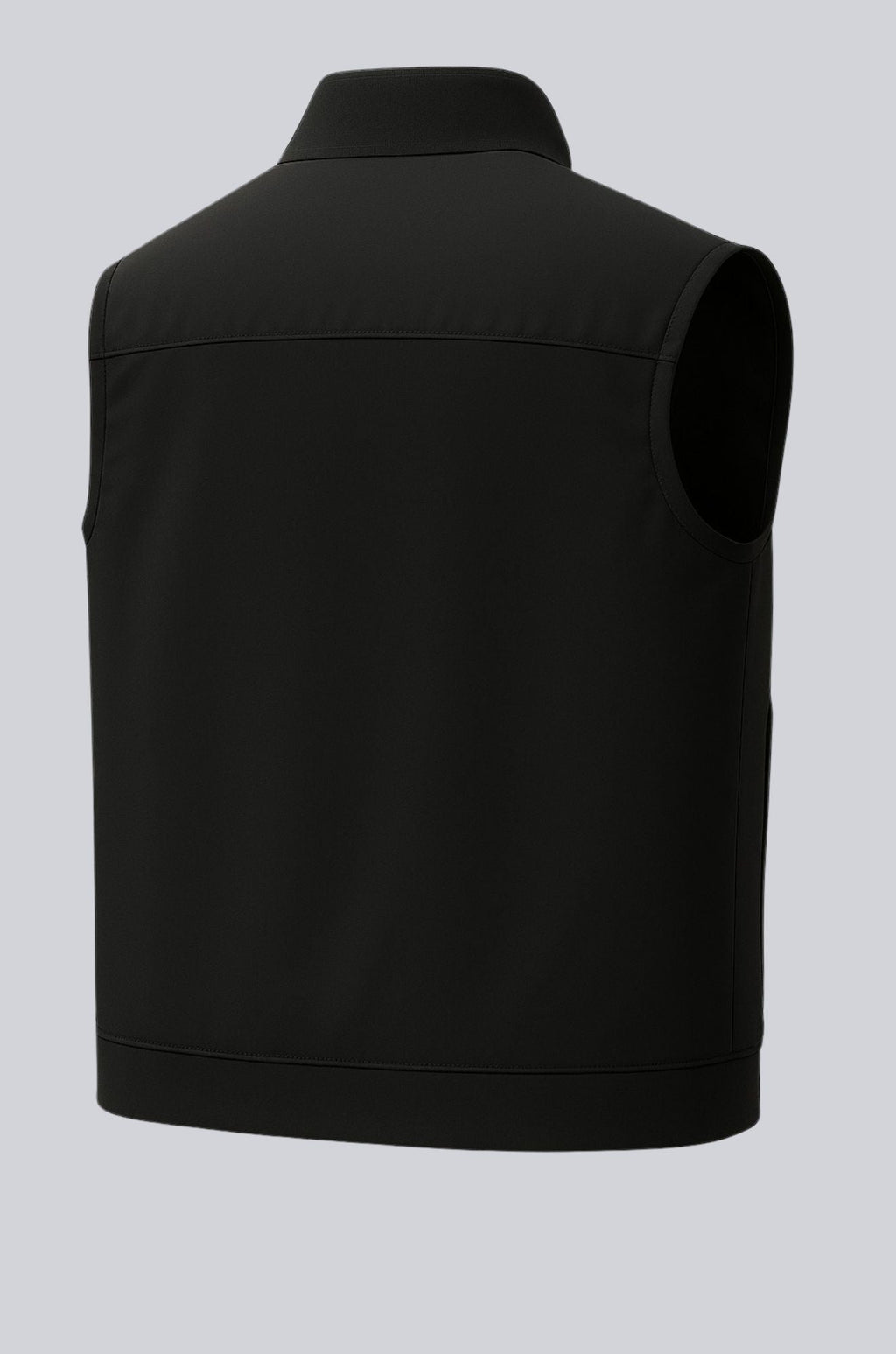 Oliver Men's Black Casual Stand Collar Vest