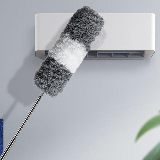Plumeau extensible pour les zones en hauteur et difficiles d'accès – Outil de nettoyage réglable pour les plafonds, les étagères et la maison
