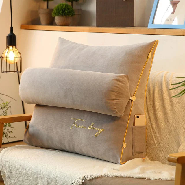 Coussin de soutien dorsal en forme de coin - Confort ultime