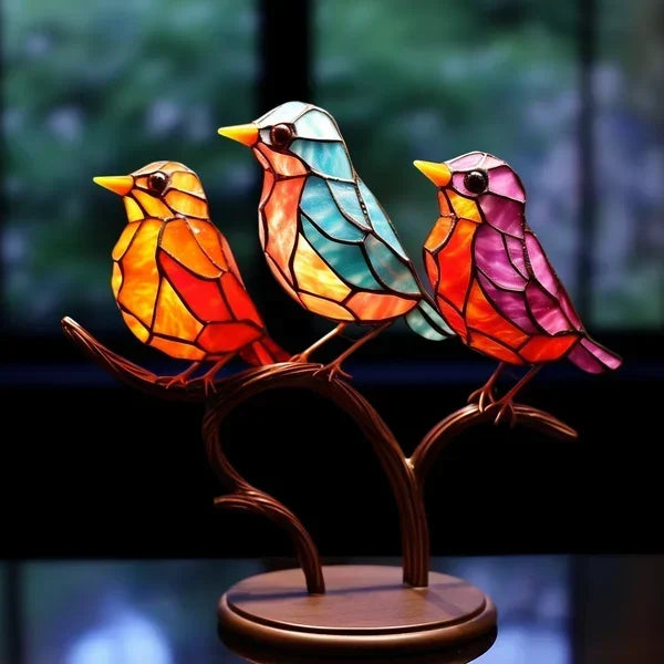 Elegant Bird Figurines for Home Decor – Decorative Sculptures for Living Room, Shelves and Modern Interiors