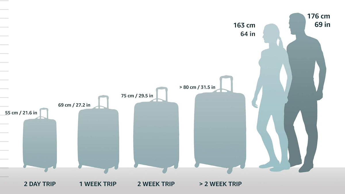 Ultra-Light Expandable Hard Shell Carry-On Suitcase with Dual Spinner Wheels – Lightweight Cabin Luggage for Air Travel and Short Trips