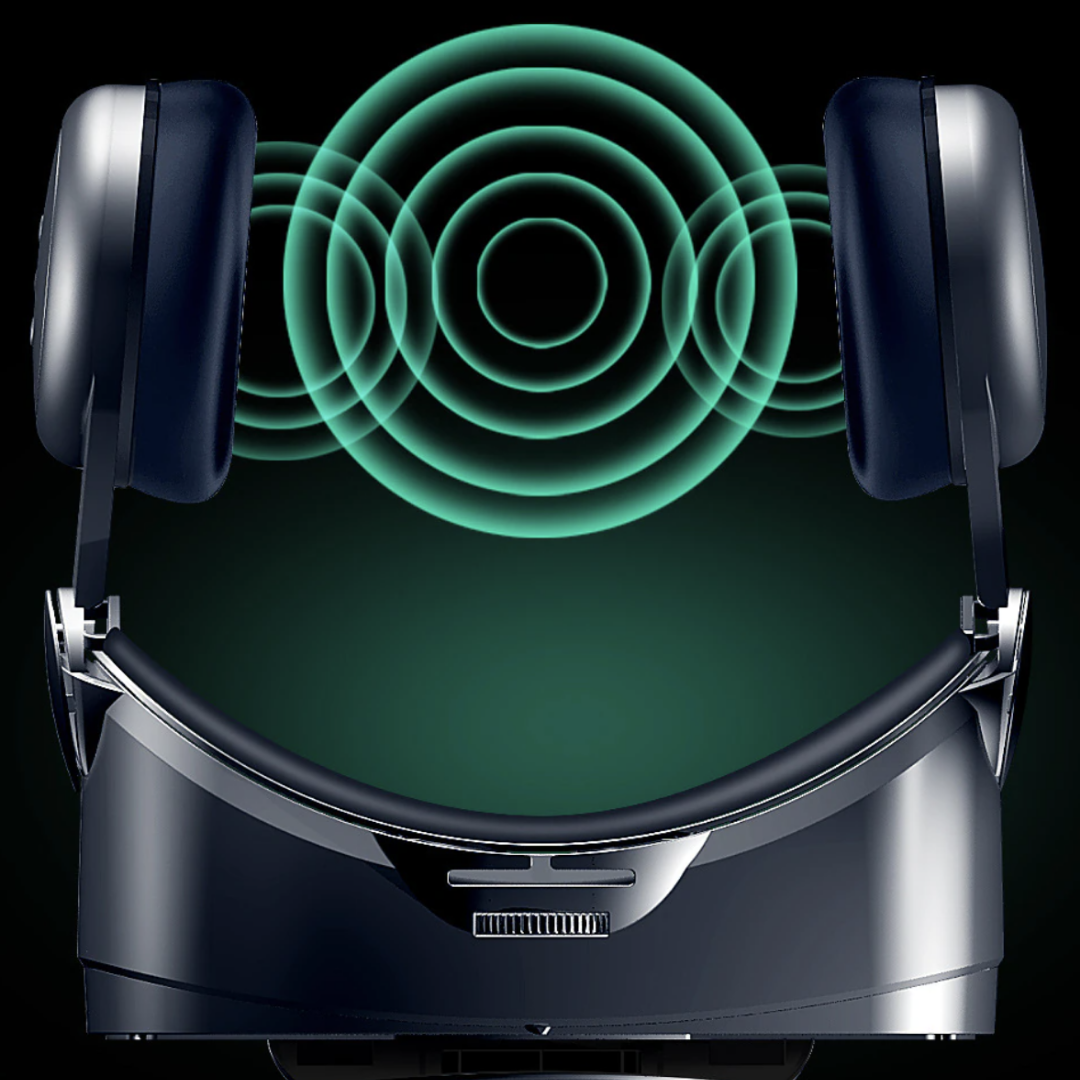 Casque VR intelligent avec écouteurs intégrés – Lentilles réglables, large champ de vision et compatibilité universelle avec les téléphones | Expérience 3D immersive pour iPhone et Android