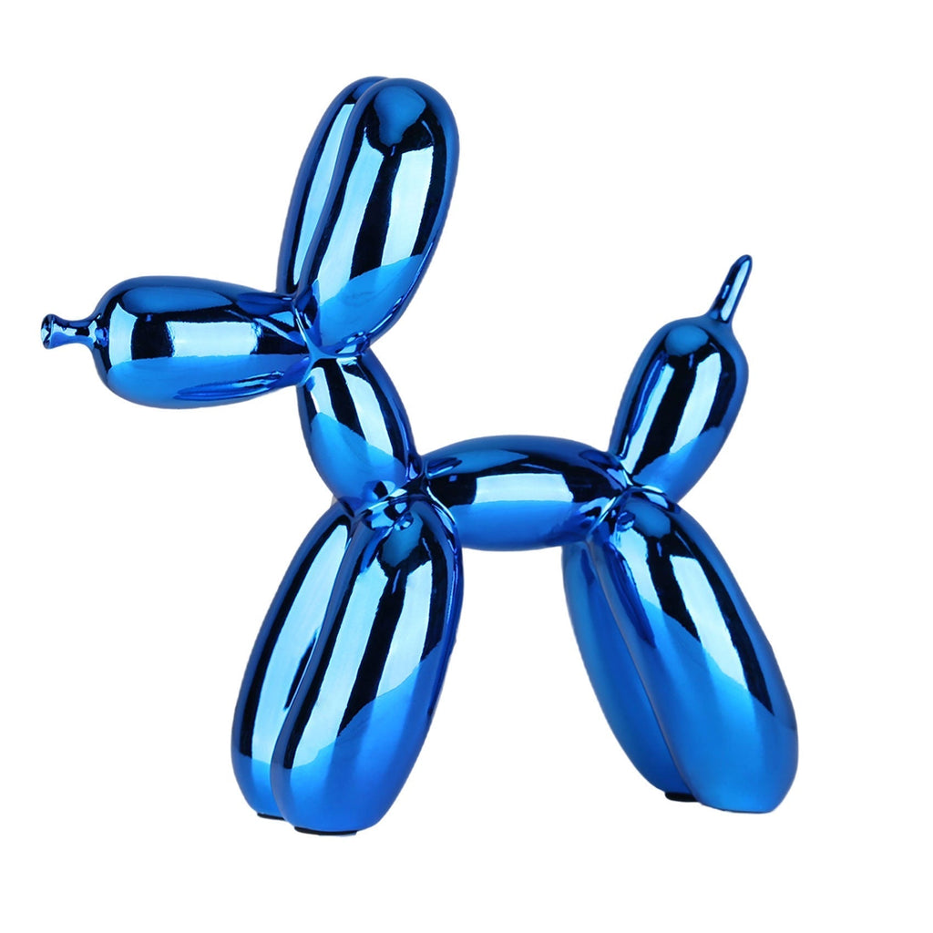 Escultura artística de perro globo para la decoración moderna del hogar – Figura decorativa divertida para la sala de estar, la oficina y las estanterías