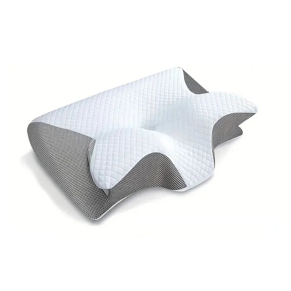 Oreiller orthopédique ergonomique pour soulager les douleurs au cou et au dos - Mousse à mémoire de forme offrant un soutien optimal pour un meilleur sommeil