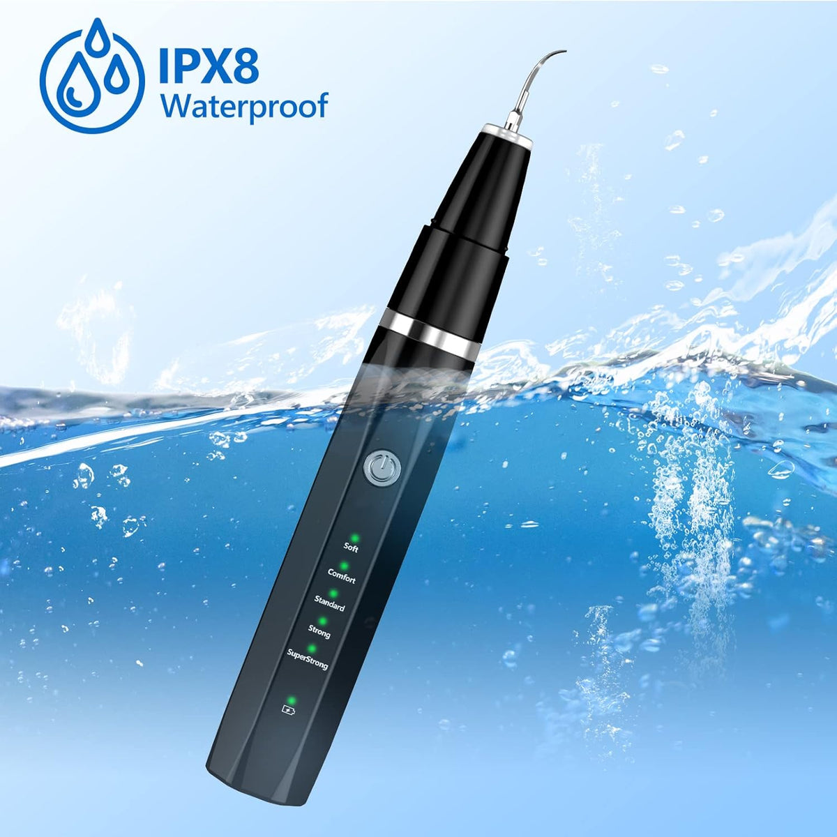 Ultrasonic Pet Tooth Cleaner for Home Use – Gentle Plaque Removal Tool for Dogs and Cats Oral Care