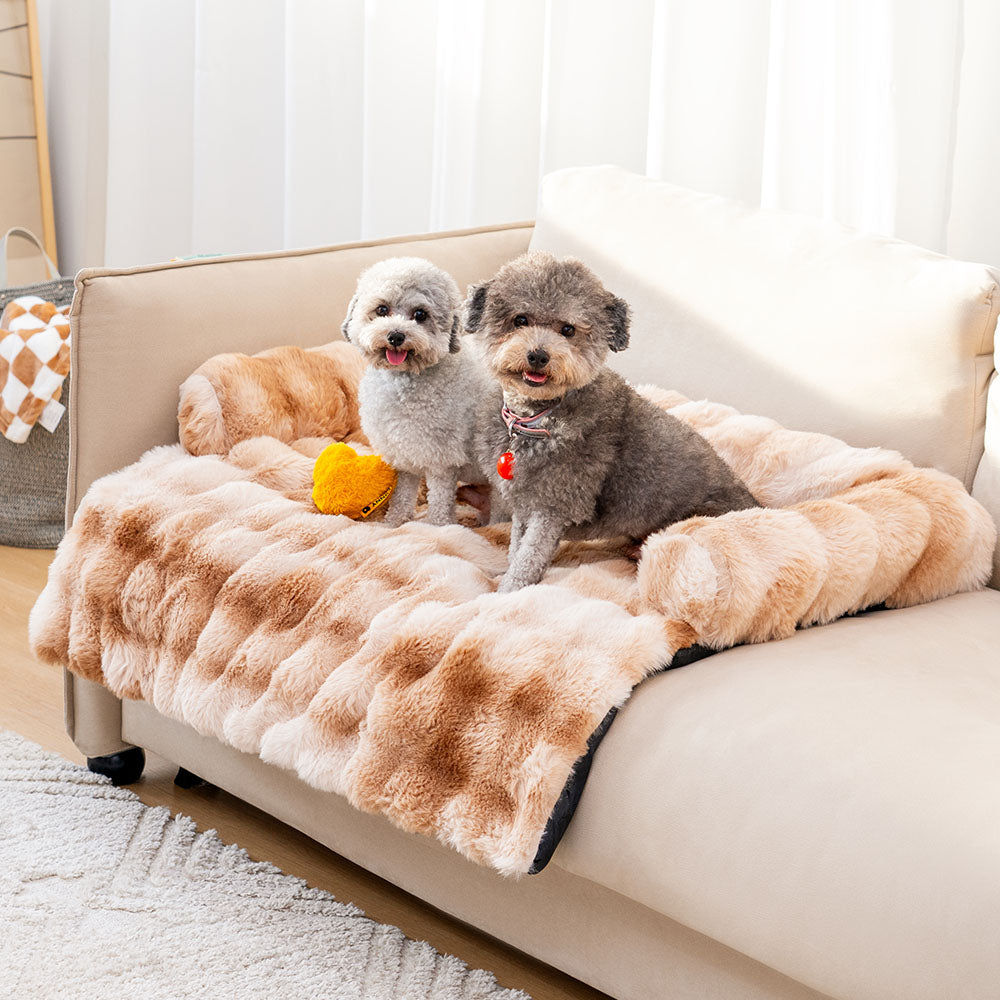 Gemütliches Plüsch-Hundebett für täglichen Komfort – weiches, stützendes Haustierbett zum Ausruhen, Schlafen und Entspannen
