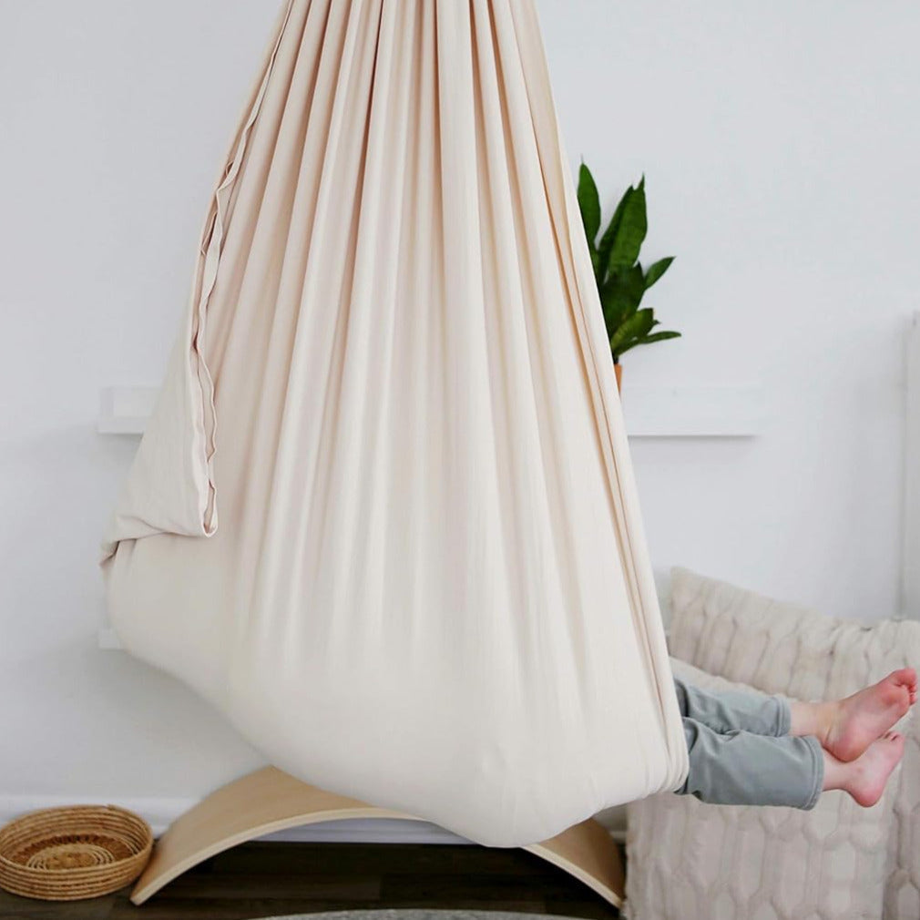 Balançoire sensorielle thérapeutique pour enfants - Siège suspendu apaisant en forme de cocon | Balançoire de compression intérieure pour la concentration, la relaxation et le soutien sensoriel