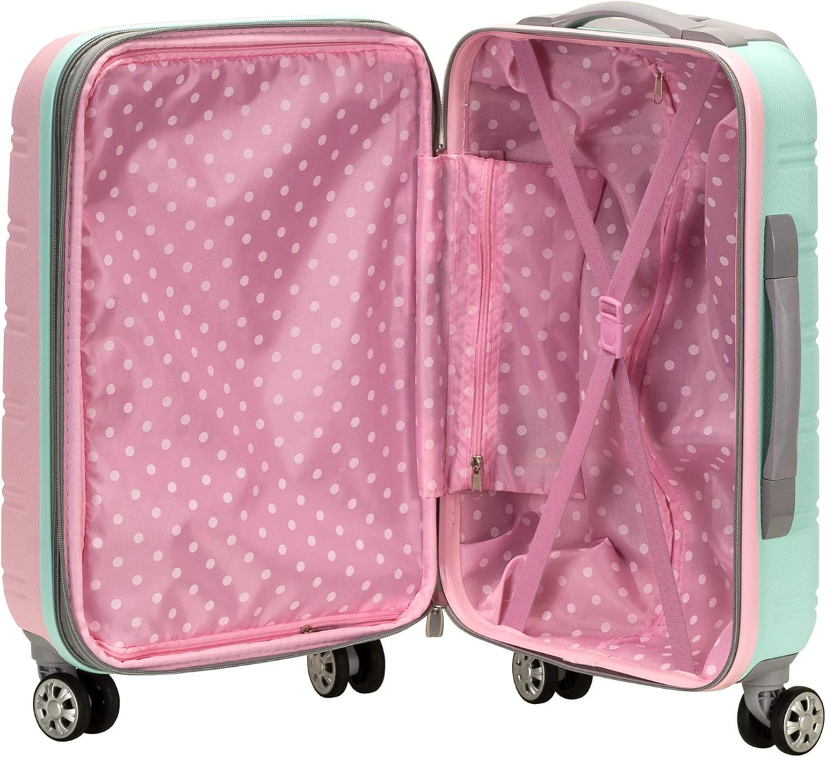 Ultra-Light Expandable Hard Shell Carry-On Suitcase with Dual Spinner Wheels – Lightweight Cabin Luggage for Air Travel and Short Trips