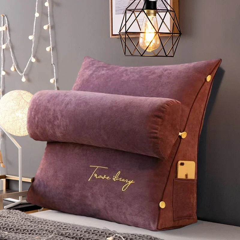 Coussin de soutien dorsal en forme de coin - Confort ultime