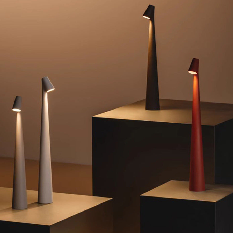 Lampada d’atmosfera wireless minimalista – Luce LED ambientale soffusa con regolazione touch dell’intensità