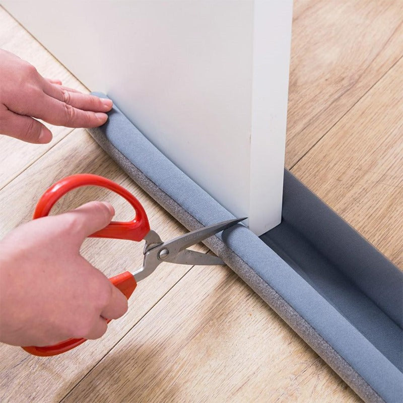 Set of 2 Cold-Protection Door Seals for Home Insulation – Draft-Blocking Strips to Reduce Cold Air and Heat Loss