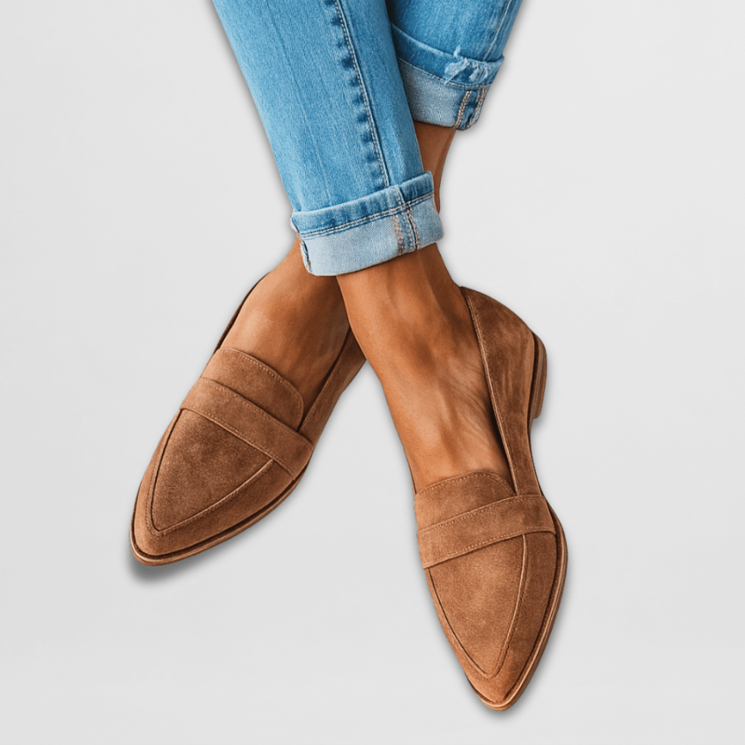 Helen | Mocassins confortables orthopédiques en daim