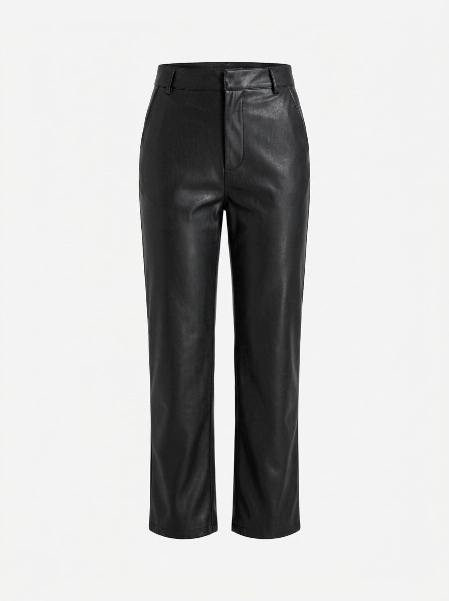 Pantaloni in ecopelle Noctra