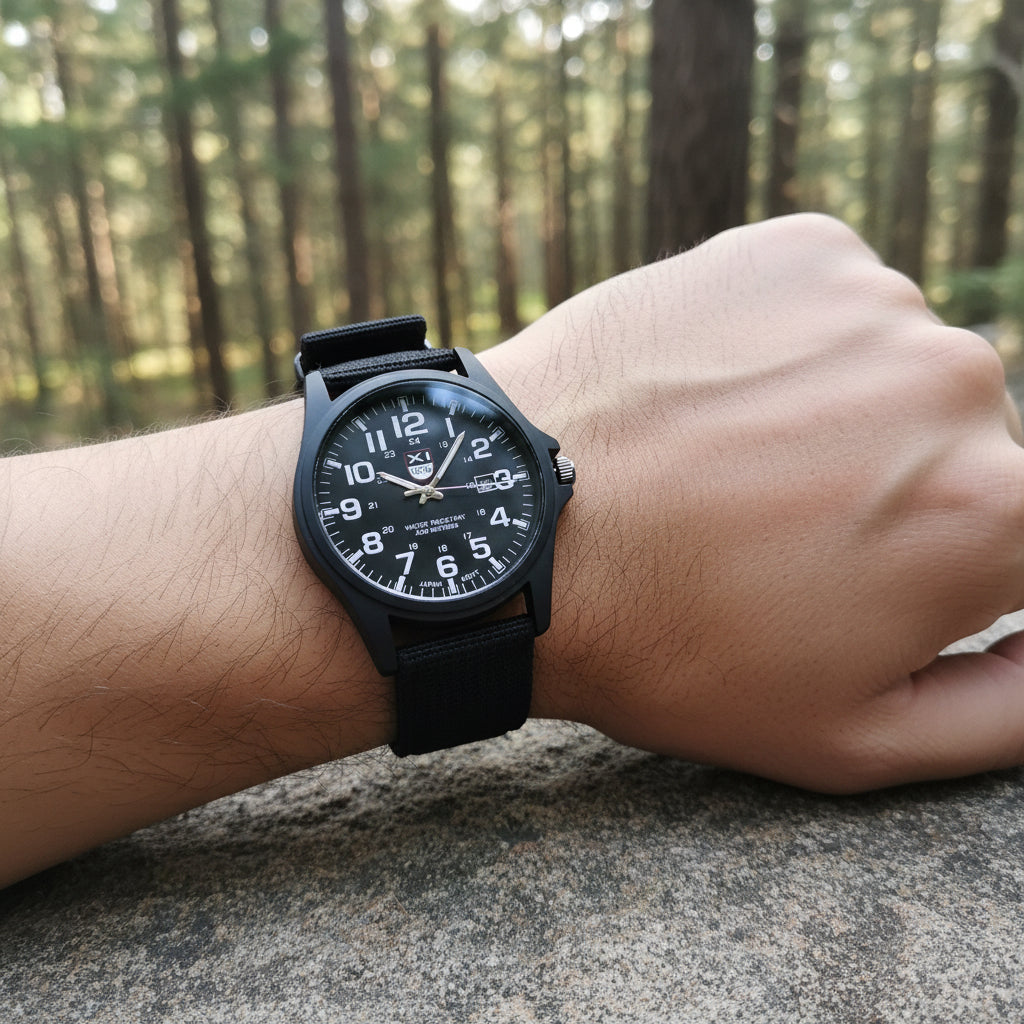 Beleuchtete taktische Armbanduhr – Für alltägliche Herausforderungen und Erkundungen im Freien