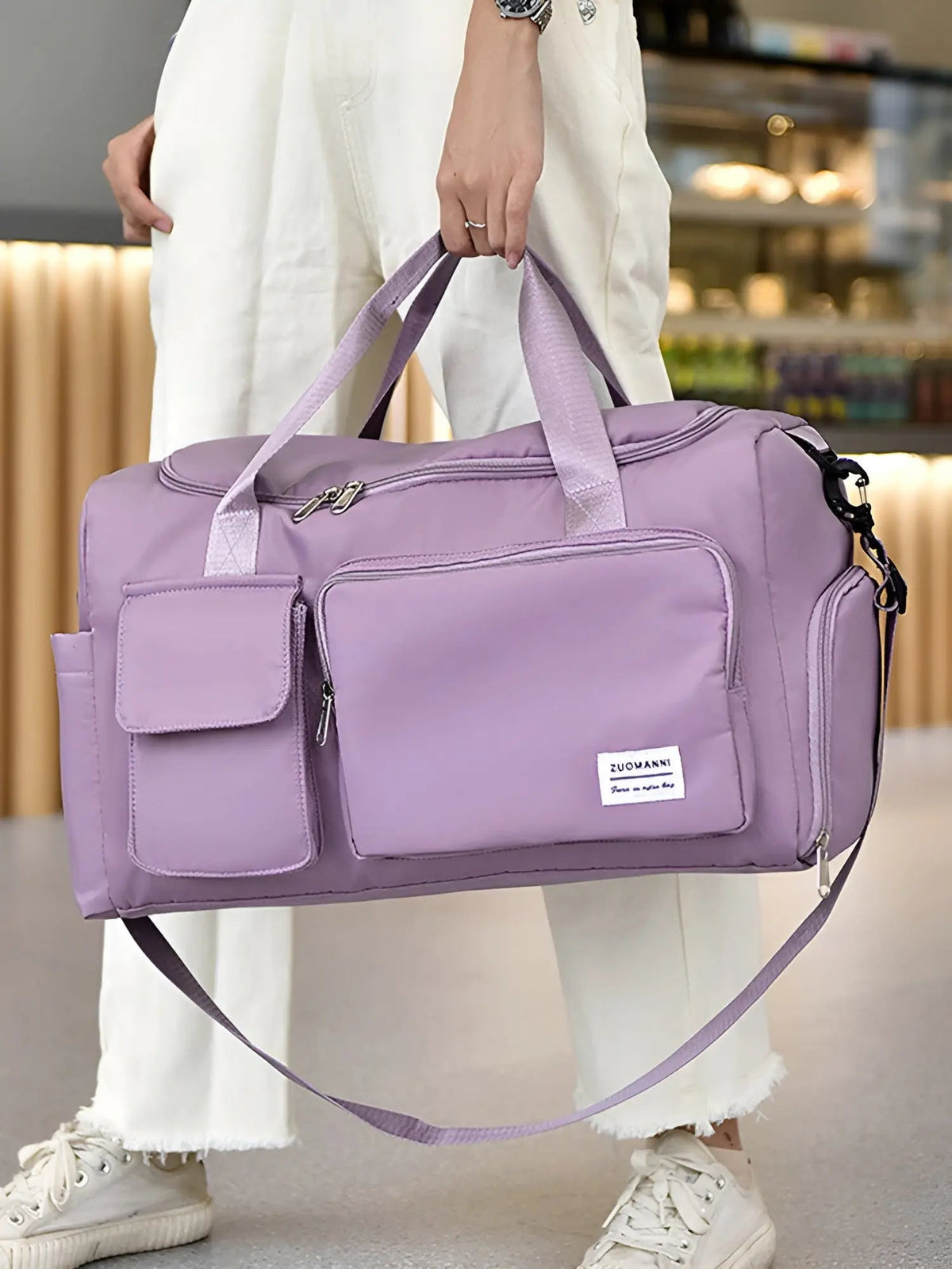 Sac de week-end extra-large et imperméable pour les voyages – Sac de transport spacieux pour les courts séjours, la salle de sport et les aventures en plein air