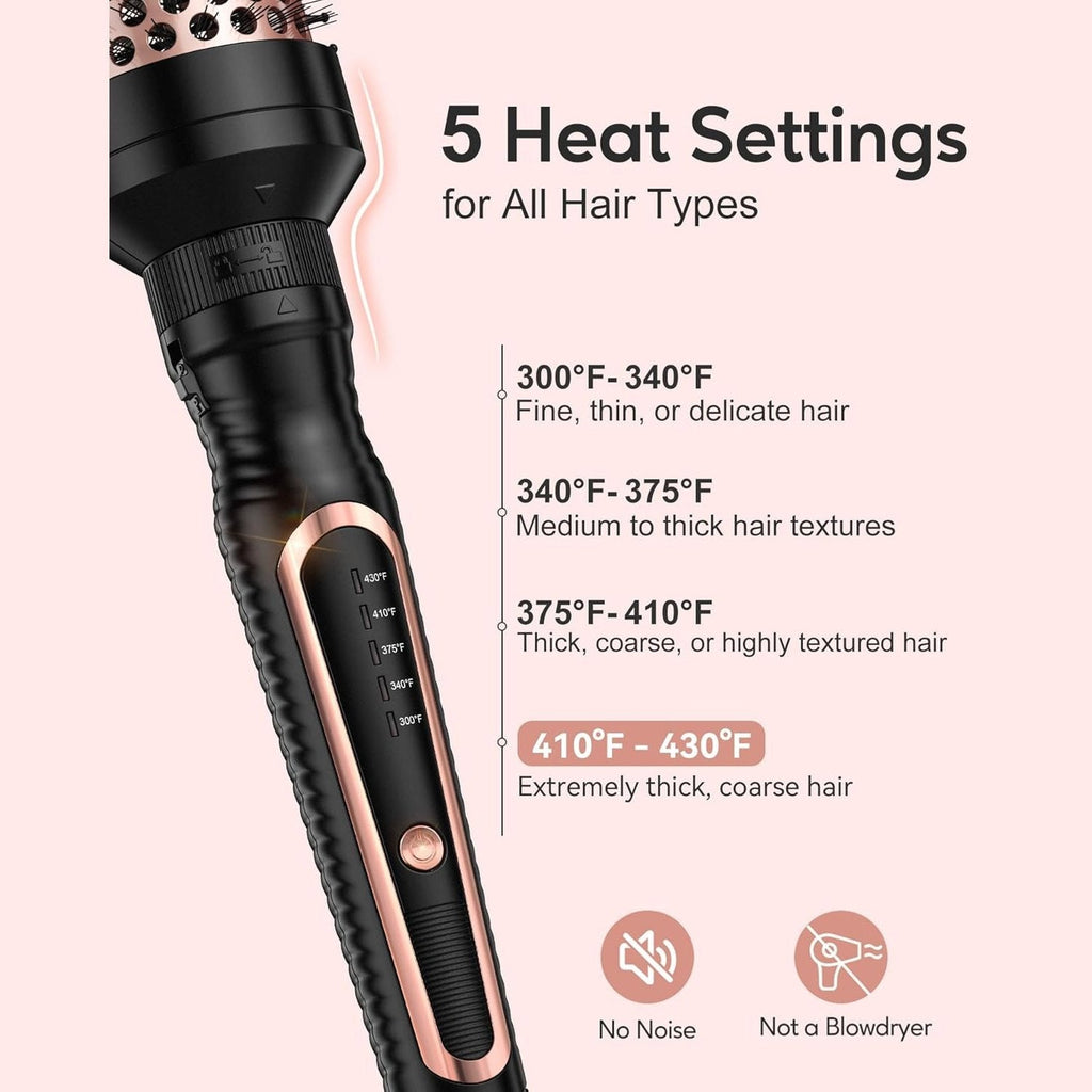 Ferro arricciacapelli ionico 3-in-1 per uno styling versatile – Strumento multifunzione per creare onde e ricci, ideale per l’uso quotidiano a casa