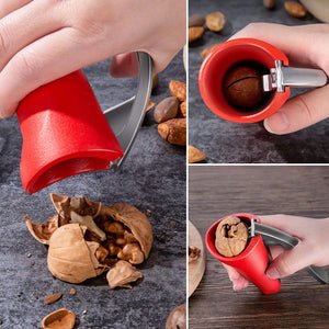 Einfacher Nussknacker für die Küche – Robuster Handnussknacker für Walnüsse, Haselnüsse und den täglichen Snack