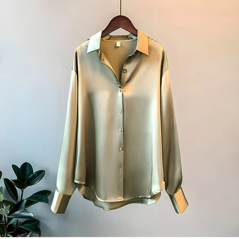 JADE - Stylish Silk Summer Blouse