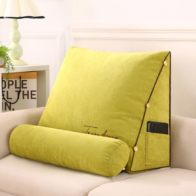 Coussin de soutien dorsal en forme de coin - Confort ultime