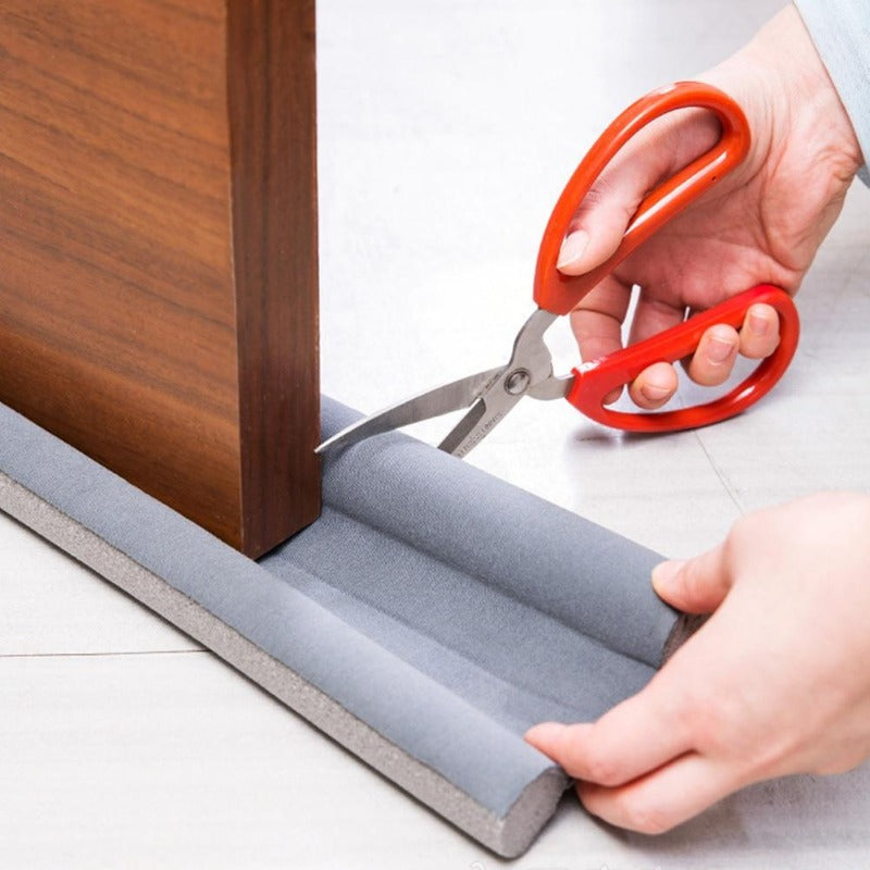 Set of 2 Cold-Protection Door Seals for Home Insulation – Draft-Blocking Strips to Reduce Cold Air and Heat Loss