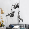 Climber Wall Art Sculpture for Modern Home Decor – Artistic Wall Decoration for Living Room, Office and Creative Interiors