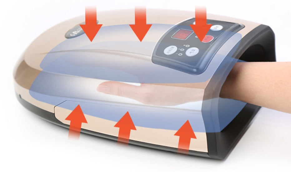 Masseur pour les mains destiné à la détente et au confort quotidien – Appareil de massage électrique compact pour la maison et le soulagement du stress