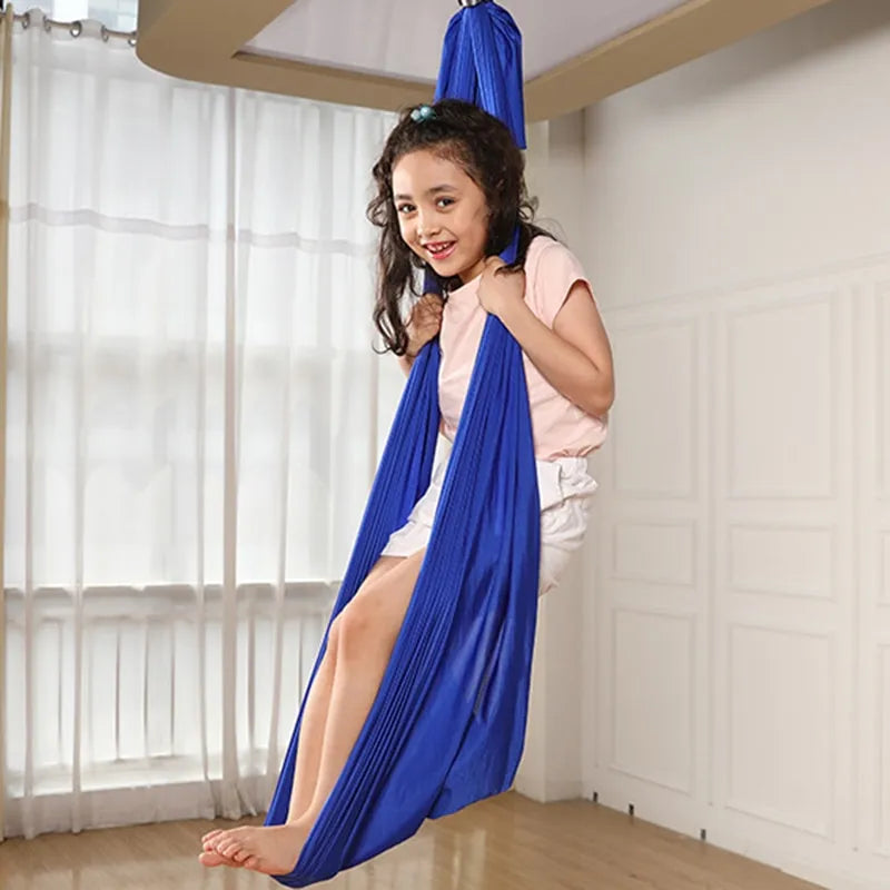 Balançoire sensorielle thérapeutique pour enfants - Siège suspendu apaisant en forme de cocon | Balançoire de compression intérieure pour la concentration, la relaxation et le soutien sensoriel