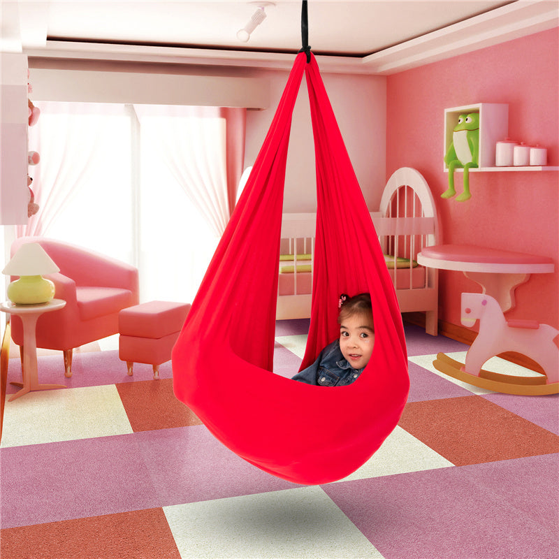 Balançoire sensorielle thérapeutique pour enfants - Siège suspendu apaisant en forme de cocon | Balançoire de compression intérieure pour la concentration, la relaxation et le soutien sensoriel