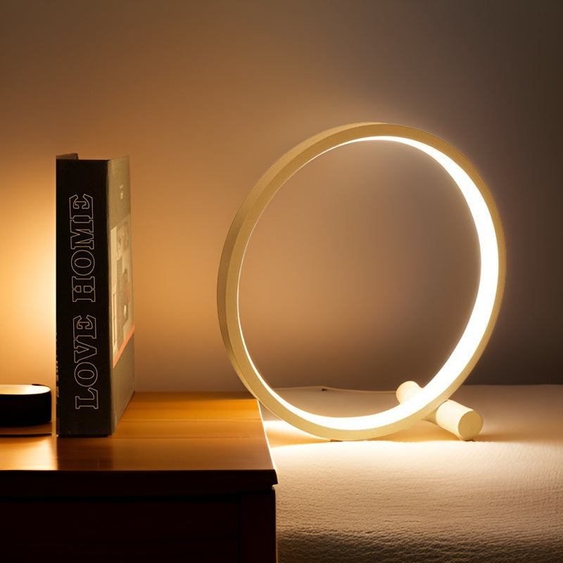 Lampada da tavolo moderna dimmerabile per l'illuminazione d'atmosfera – Lampada LED regolabile per camera da letto, soggiorno e arredamento della casa