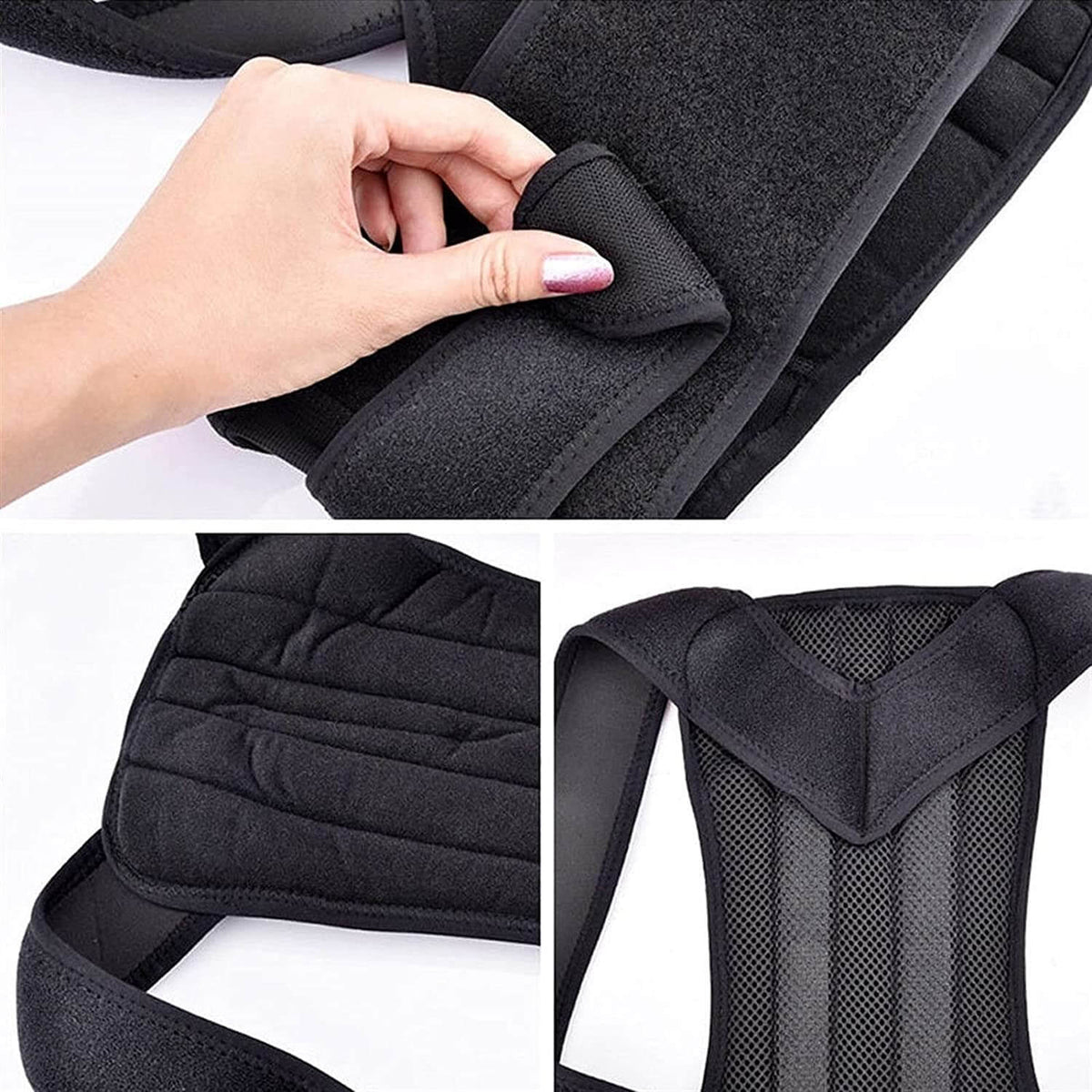 Gilet de maintien de la posture - Aide réglable à l’alignement du dos et des épaules pour un confort quotidien